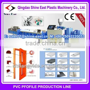 Sell Hot! Wood Plastic Machine / Wood Profile Making Machine Production Line thumbnail-5