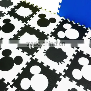 [NEEU]EVA Anti Slip Black and White Cartoon Floor Mats thumbnail-2