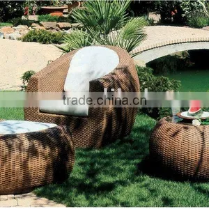 pe Rattan Furniture Dinning Set F1057 thumbnail-1