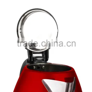 Baidu Golden Supplier on Free Sample 1.7L Six Colors Stainless Steel Electric Kettle With Water Level Keep Warm Function thumbnail-2