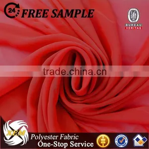 Soft and Thin PET Blended Yarn Crepe Chiffon Fabric thumbnail-3