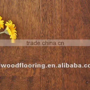 Stained Rustic Iroko Hardwood Eigneered Flooring thumbnail-1