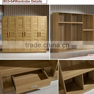 Simple Design Wooden Wardrobe thumbnail-3