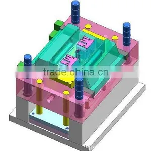 Plastic Injection Molding Products for Plastic Moulding Parts of Mirror Inserted Make-up Casing thumbnail-2