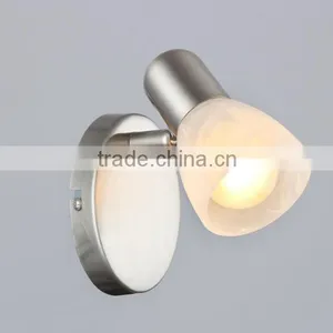 2015 Hot Sales Traditional Spot Light With Amber Glass /cloud White Glass and Sation Nicekel thumbnail-1