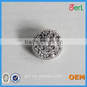 Wholesale Fashion Rhinestone Round Button for Wedding Bouquet Decoration thumbnail-1
