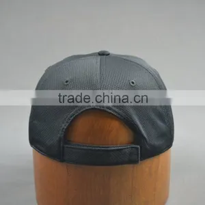 Black Sports Caps Diamond Mesh PE Sports Caps thumbnail-4