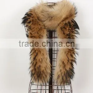 2015 Long Racoon Fur Scarf for Women thumbnail-5