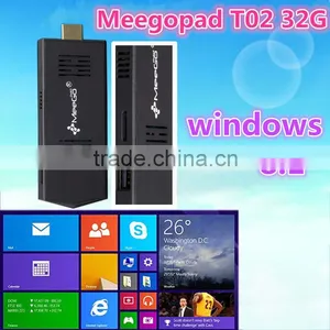 Mini pc Dongle TV Stick Wintel Box Ultrasmall Meegopad Meego T02 Android4.4 Dual Boot Smart TV Box. thumbnail-1