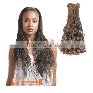 Synthetic Braided Hair Weft, Hair Extension Braids Weave for Braiding thumbnail-1