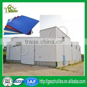 Red Color Waterproof Forming Embossed Ribbed Matte Pvc Tile thumbnail-5