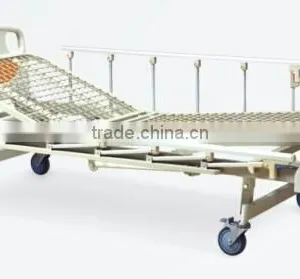 Cheap Price Manual Two-Function Hospital Bed for Sale/Barata Cama de Hospital Manual de Dos Funciones thumbnail-1