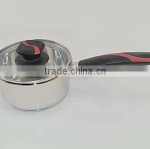 Modern Kitchen Designs 7PCS Stainless Steel Cookware Set With Two Colors Injection Bakelite Handle Non-stick Cookware thumbnail-2