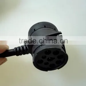 Pass-thro 9pin J1939 24 Power and 12 Voltage Truck Y Cable thumbnail-1