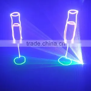 2.5W RGB 25kpss ILDA Animation Laser Light Logo Projector thumbnail-3