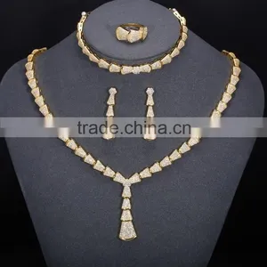 Fashion Gold Plated Jewelry Set From Dubai,brass Jewelry Set Latest thumbnail-3