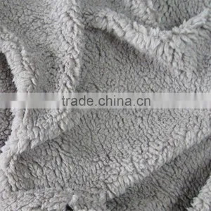 100% Polyester Sherpa Fleece Knitting Fabric thumbnail-1