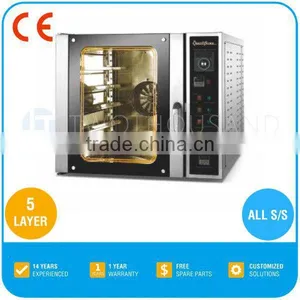 2017 Industrial Electric Convection Oven Parts - 5 Trays, All S/S, CE, TT-O228B thumbnail-1