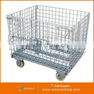 Pallet Logistic Collapsible Welded Wire Container thumbnail-1