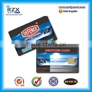 Top Quality CR80 PVC Contact IC Card With AT88SC153 Chip thumbnail-6