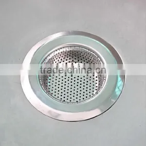 Sets of Stainless Steel Mesh Sink Strainer Drain Stopper Trap Kitchen Bathroom New Type thumbnail-5