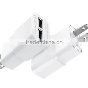 Dual Ports USB 5V Fast Charging Portable Travel Power Charger thumbnail-4