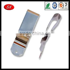 Customized Black Coating Spring Steel Made Metal Belt Clip thumbnail-2
