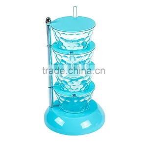Acrylic Seasoning Box - Storage Container Condiment Jars thumbnail-1