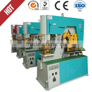 Q35Y-16 Hydraulic Punching and Shearing Machine/Harsle Hydraulic Ironworker for Sheet Cut and Punch thumbnail-1