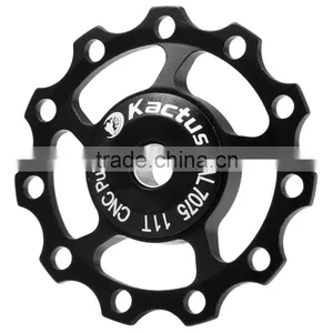 Kactus Cycling MTB Guide Roller Wheel Rear Derailleur Pulley Alluminum Alloy CNC 11T for SHIMANO SRAM thumbnail-4