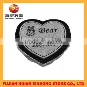 Black Granite Animal Tombstone With New Design thumbnail-2