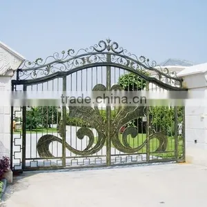 Bisini Luxury Iron House Gate, Swing House Main Gate Design, New Design Big Iron Gate thumbnail-1