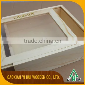 Ancient Style Middle Size Plain Wooden Box thumbnail-3