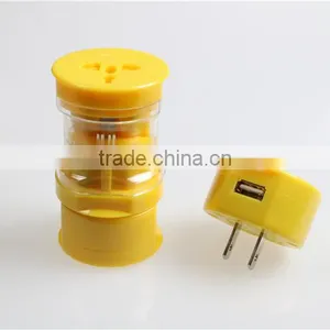 2016 Promotion Gift Item Multi World International Travel Adapter Low Price With USB Port From China Factory Directly thumbnail-5