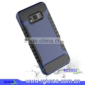 RGKNSE Factory Price TPU PC 2 in 1 Hybrid Phone Case For Samsung Galaxy S8 Back Cover thumbnail-4