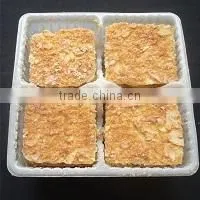 Clear and White Food Grade Blister PET 4 Compartment Food Tray thumbnail-1