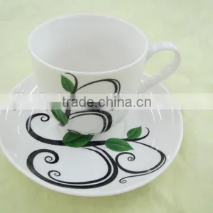 PORCELAIN TEA CUP AND SAUCER thumbnail-1