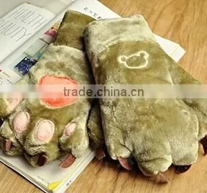Personalized Winter Gloves Fashion Winter Heated Gloves Paws Warm Gloves Wholesale thumbnail-3