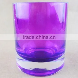 Candle Holder ,colored Glass Candle Holder,shot Glass thumbnail-1