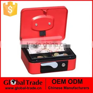 451439 Cold Rolled Steel Sheet Security Box Metal Safe Cash Storage Money Coins Box thumbnail-1