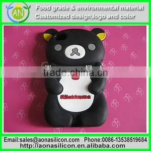 Silicone Cute Handbag Back Skin Case Cover|Panda Silicone Mobile Case thumbnail-1