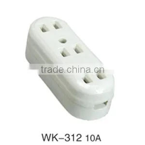 3pin 30A Male and Female Porcelain Socket and Plug thumbnail-6