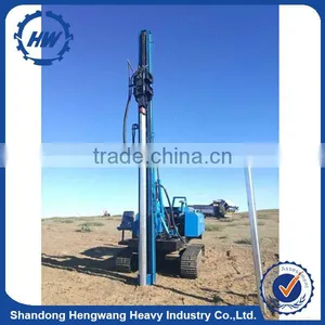 Solar Post Ramming Piling Machine for Solar Power Plant Project thumbnail-1