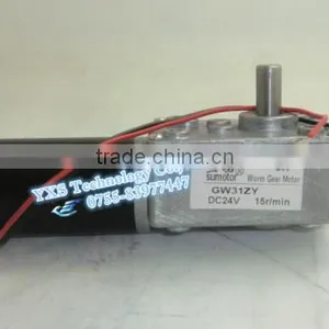 GW31ZY DC24V 15r/min Rated Speed 11r/min Rated Torque 30kg.cm 1.2A Worm Gear Motor Tank Model Drive Motor Robot Model thumbnail-1