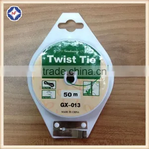 Green Twist Tie Garden Supplies Twist Tie Plant Tie Made in China thumbnail-2