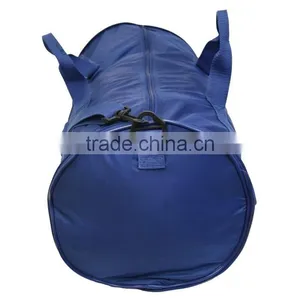 Navy Blue 420D Polyester Expandable Carry-on Duffel Bag thumbnail-3