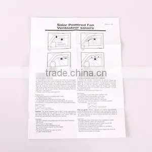1W Solar Power Car Fan Auto Vent With Seperately Solar Panel thumbnail-2