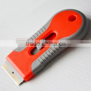 Floor Scraper Car Vinyl Scraper Spraying Window Squeegee Gilette Fusion With 1.5 Inch Stainless Steel Blade thumbnail-2