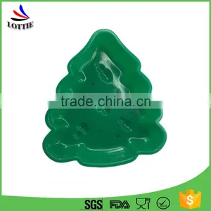 Novelty Green Christmas Tree Shape Eco-Friendly Cake Decorating Tools Silicone Baking Molds thumbnail-3