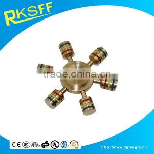 6 Axis Metal Fidget Spinner Finger Focus Toy, Stress Realief Anti-Anxiety Toy With Long Duration Upgrade Detachable Arms thumbnail-4